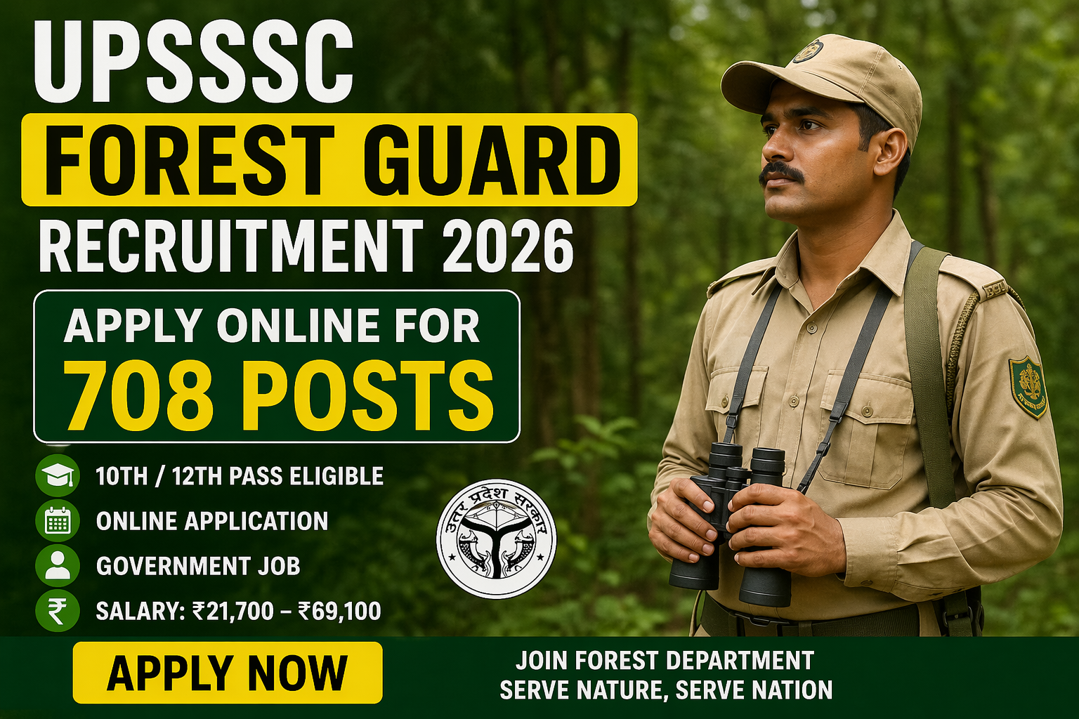 UPSSSC Forest Guard Recruitment 2026