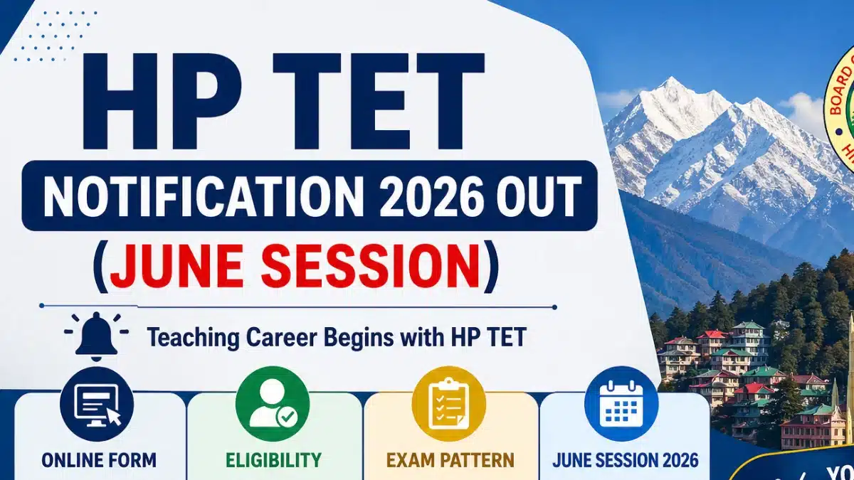 HP TET June Notification 2026